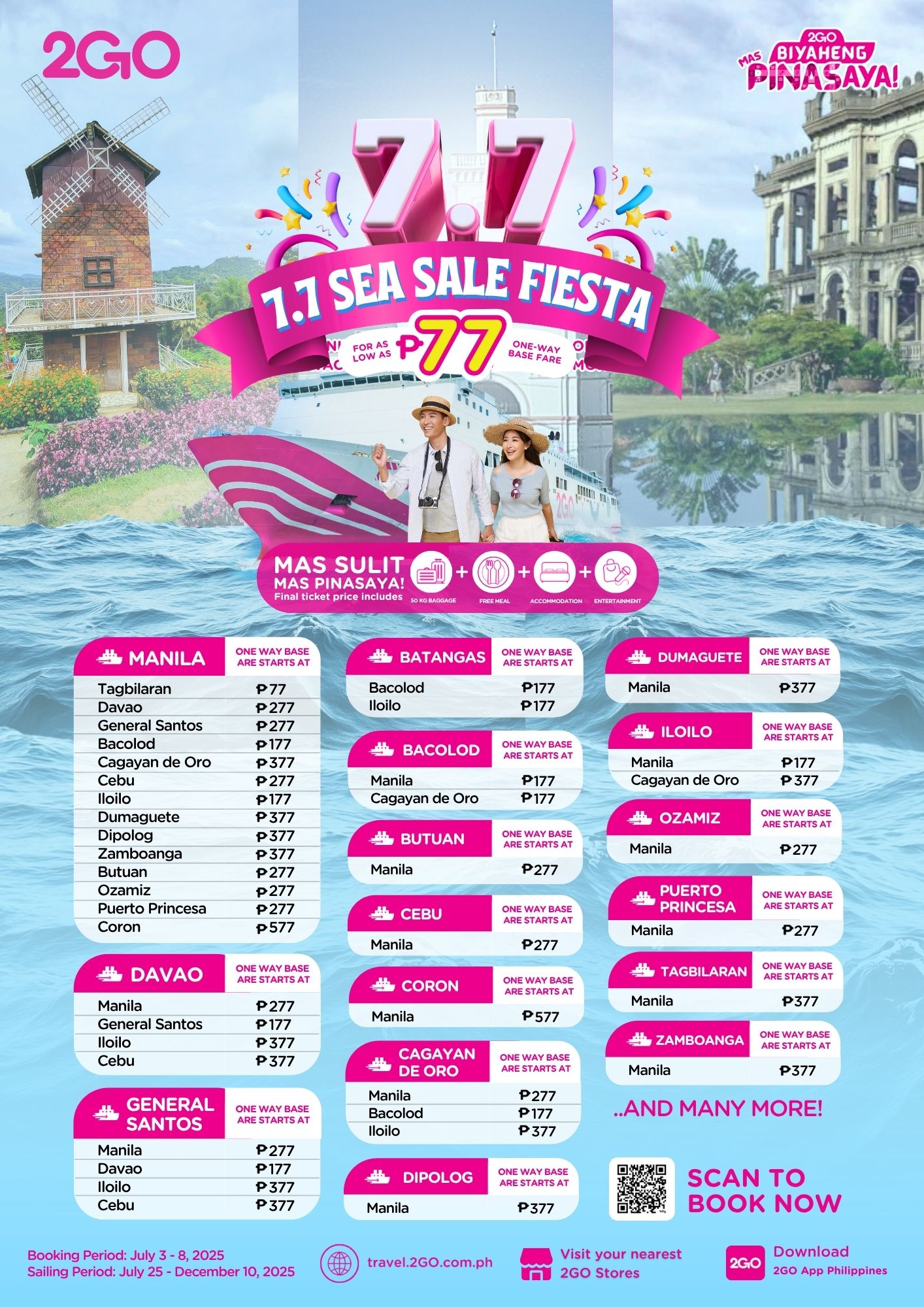 2GO Travel Sea Sale Fiesta - Experience Philippine Festivals 2025